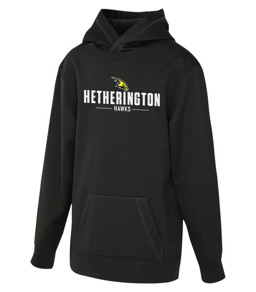 Hetherington Youth Dri-Fit Hoodie With Printed Logo