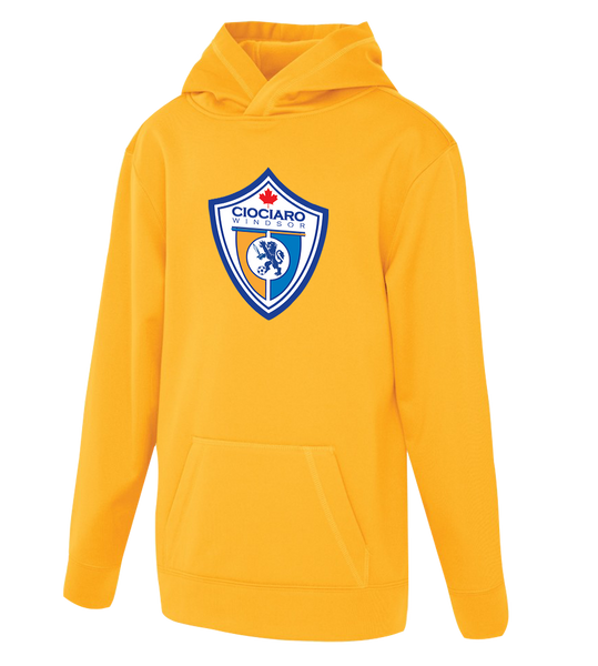 Ciociaro Soccer Crest Youth Dri-Fit Hoodie with Printed Logo