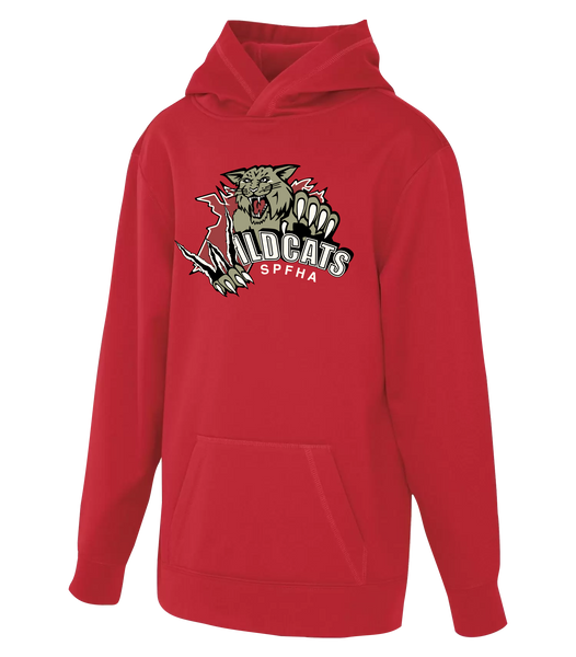 Wildcats SPFHA Youth Dri-Fit Hoodie Sweatshirt with Printed Logo