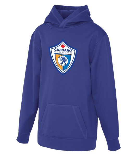 Ciociaro Soccer Crest Youth Dri-Fit Hoodie with Printed Logo
