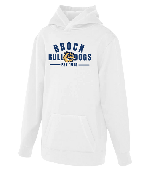 General Brock EST 1915 Youth Dri-Fit Hoodie With Printed Logo