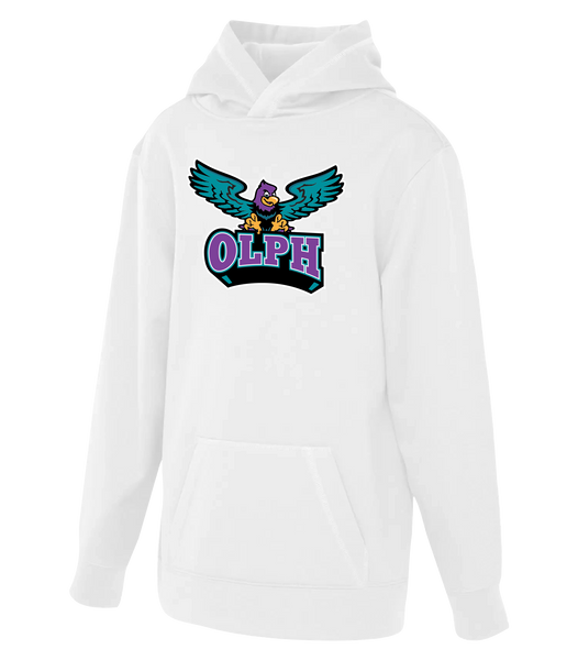 OLPH Youth Dri-Fit Hoodie With Printed Logo
