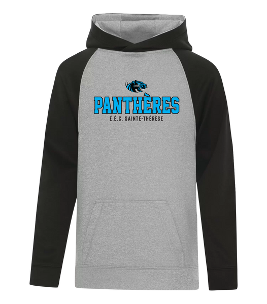 Pantheres Youth Two Toned Hoodie with Printed Logo