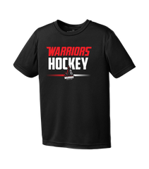 Warriors Hockey Youth Dri-Fit T-Shirt with Printed Logo