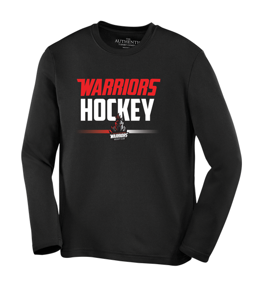 Warrior Hockey Youth Dri-Fit Long Sleeve with Printed Logo