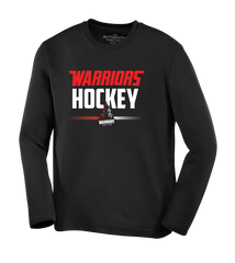 Warrior Hockey Youth Dri-Fit Long Sleeve with Printed Logo