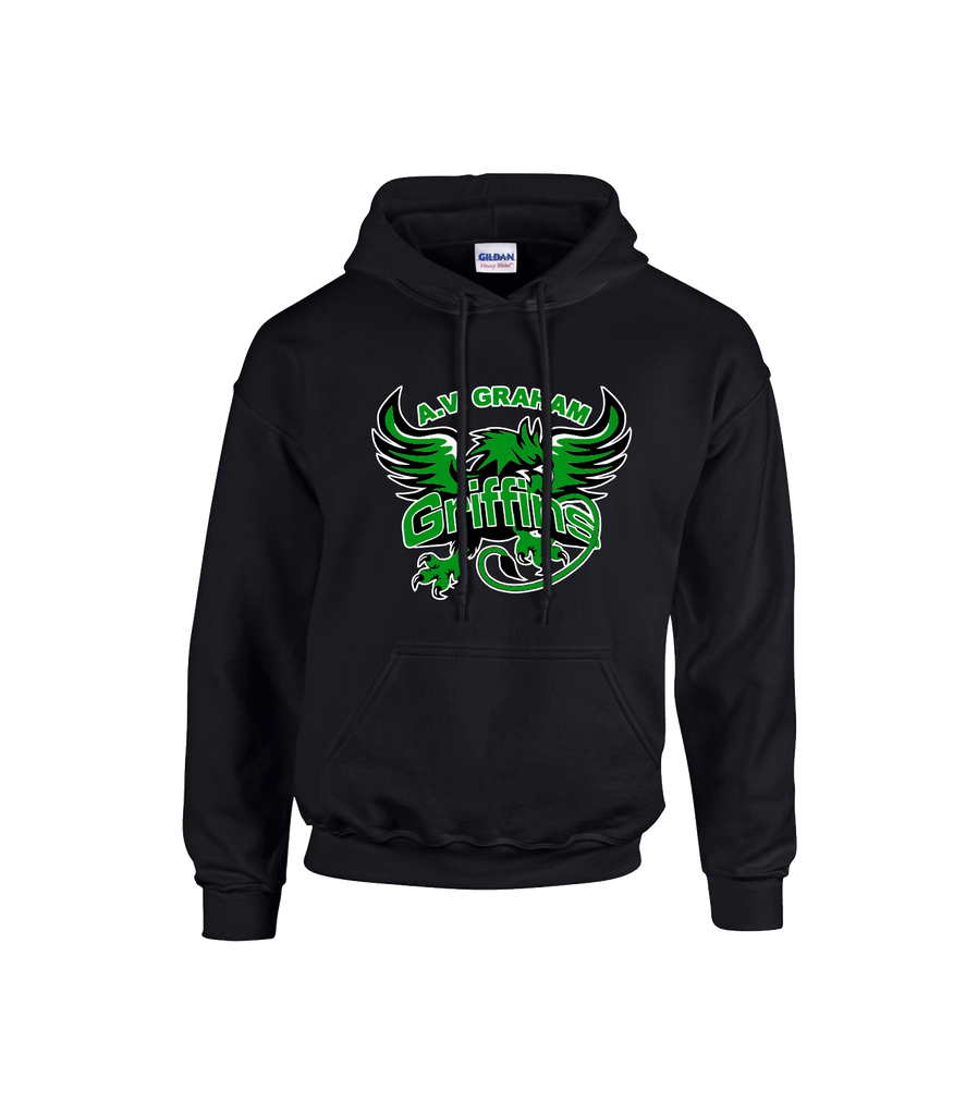 Griffins Adult Cotton Hoodie With Printed Logo and Printed logo