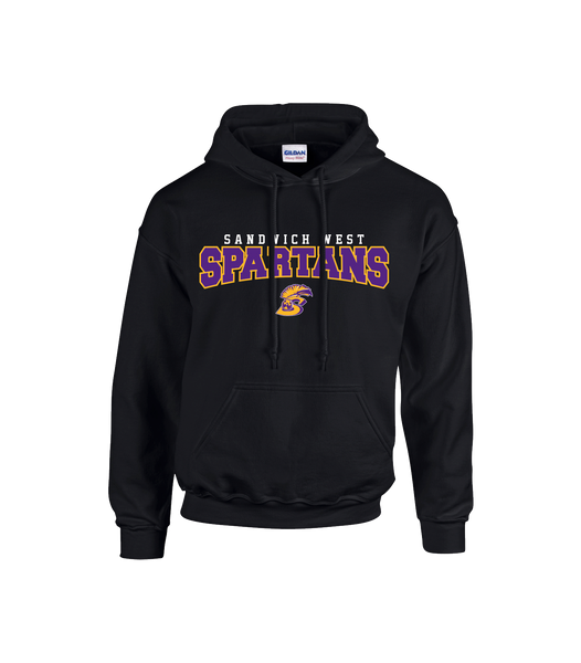 Spartans Youth Cotton Hoodie with Printed Logo