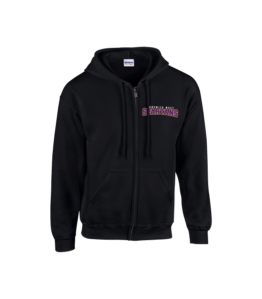 Spartans Adult Cotton Full Zip Hooded Sweatshirt