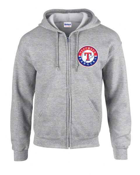 Rangers Adult Zip-Up Hoodie