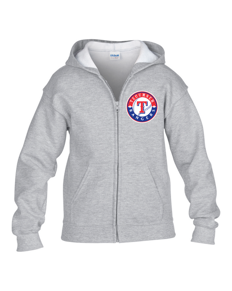 Rangers Youth Zip-Up Hoodie