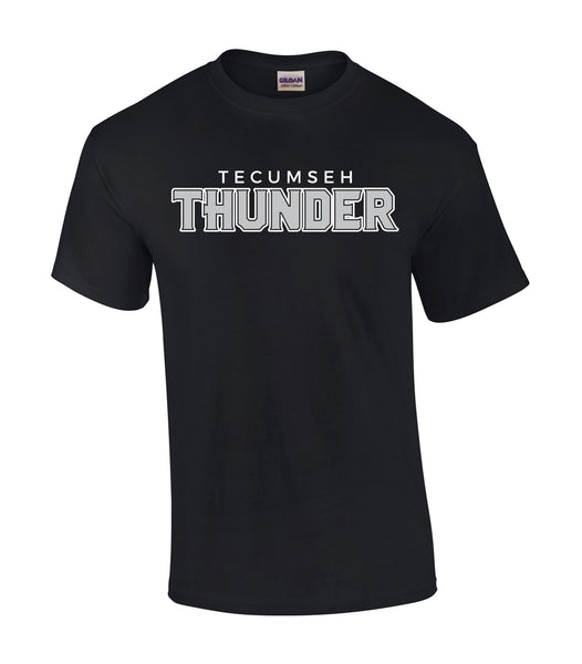 Thunder Adult 'Outline Block' Cotton Tee