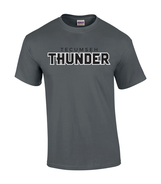 Thunder Adult 'Outline Block' Cotton Tee
