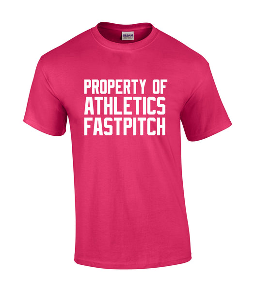 Athletics Adult 'Property of' Cotton Tee