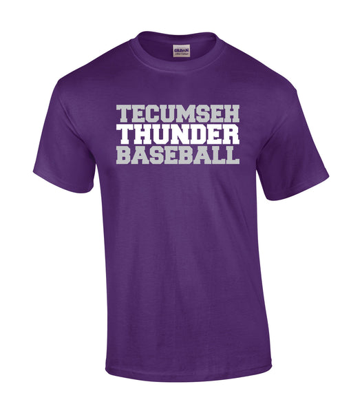 Thunder Adult 'Baseball Block' Cotton Tee