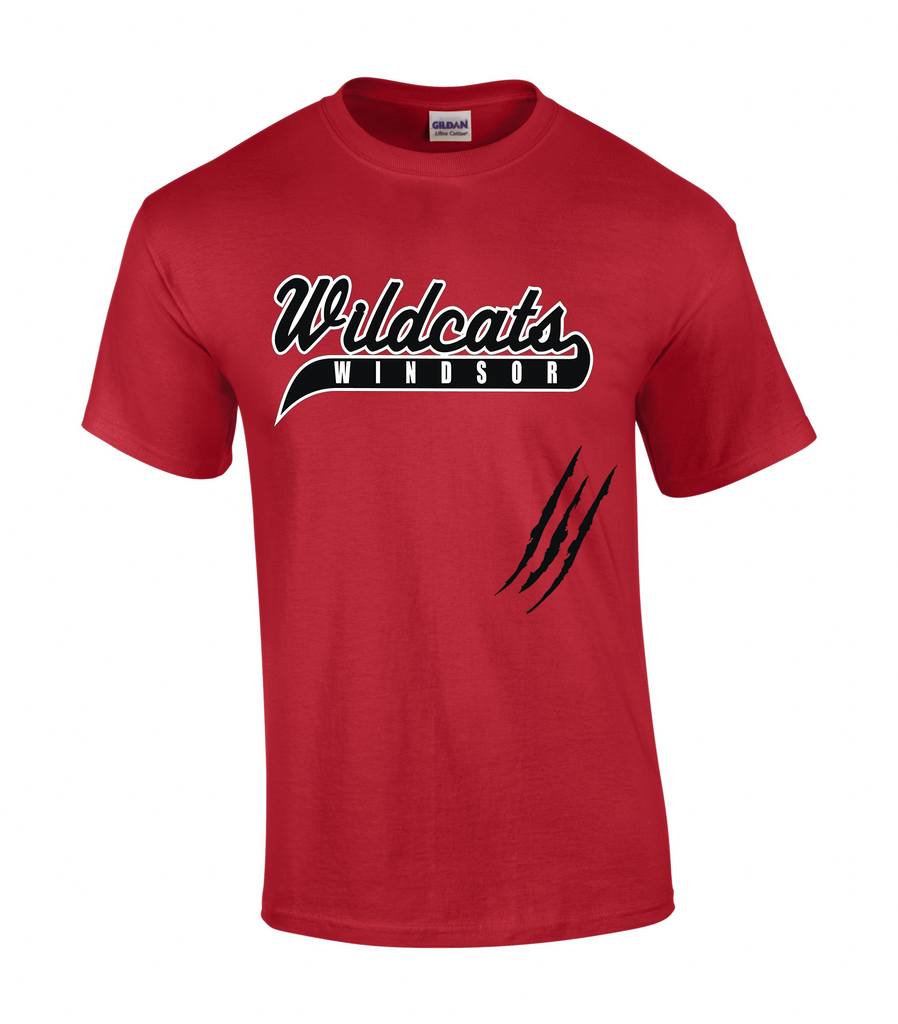 Wildcats Softball Youth Claw Mark Tee