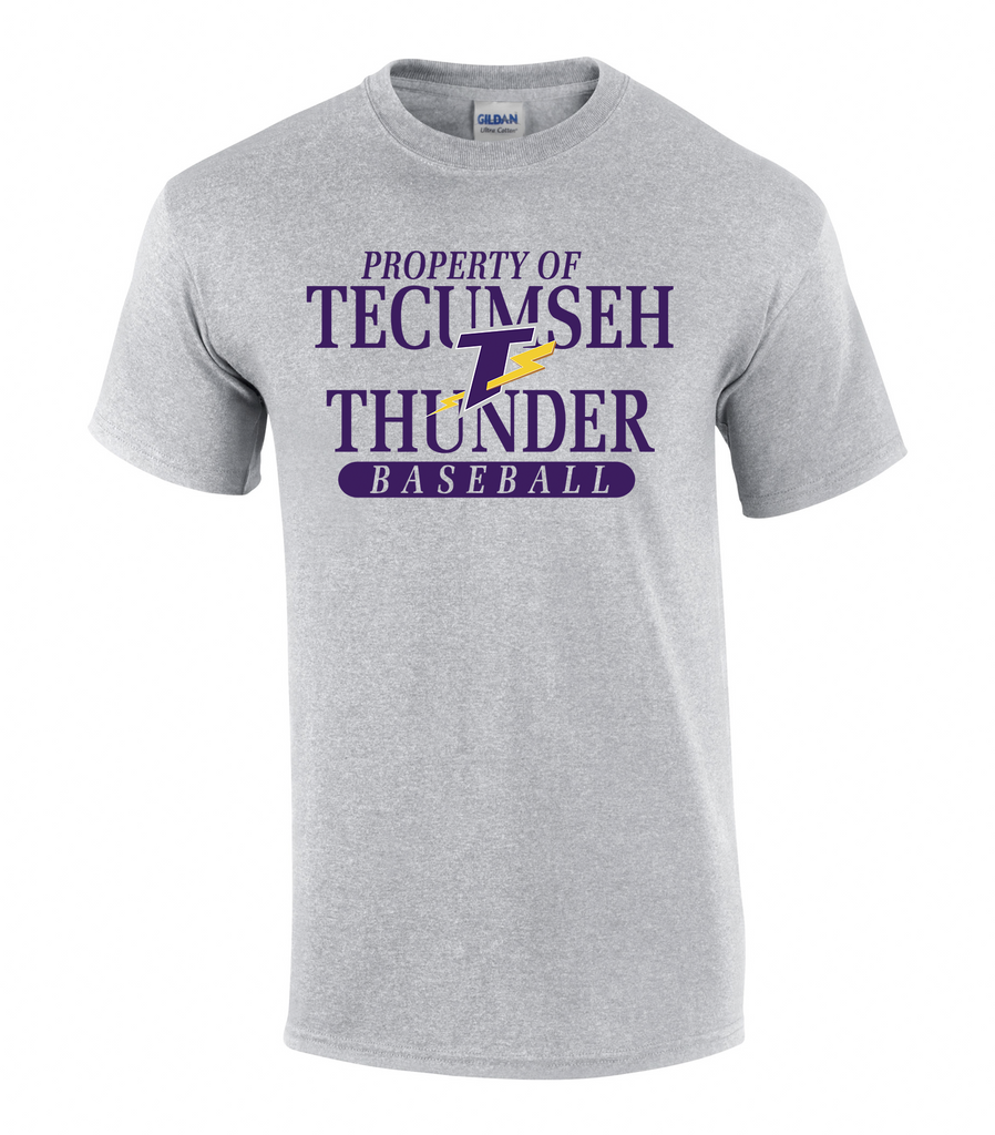 Thunder Adult 'Property of Tecumseh Thunder' Tee
