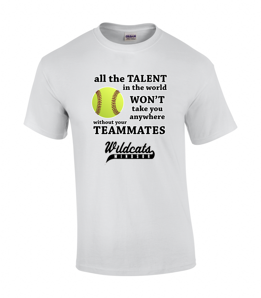 Wildcats Softball Adult Talent Tee