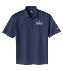 Dougall Men's Dri-fit Polo  with Embroidered Logo