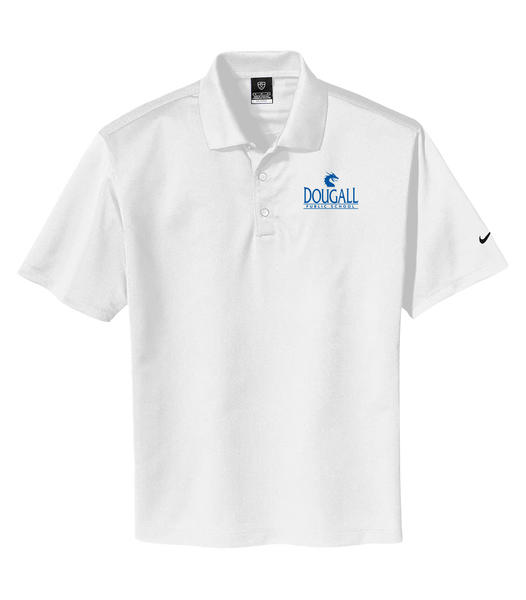 Dougall Men's Dri-fit Polo  with Embroidered Logo