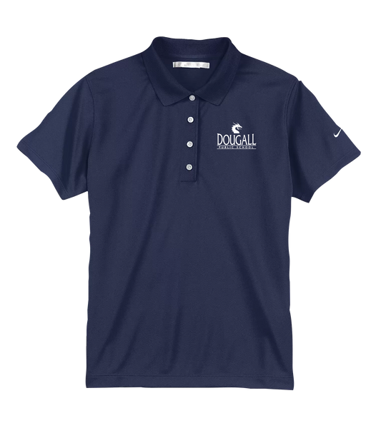 Dougall Ladies' Dri-fit Polo with Embroidered Logo