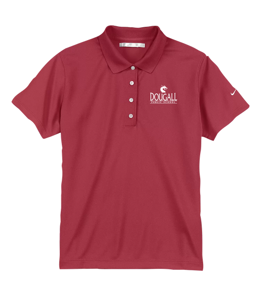 Dougall Ladies' Dri-fit Polo with Embroidered Logo