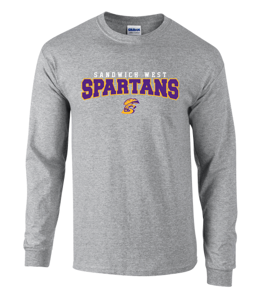 Spartans Youth Cotton Long Sleeve Shirt