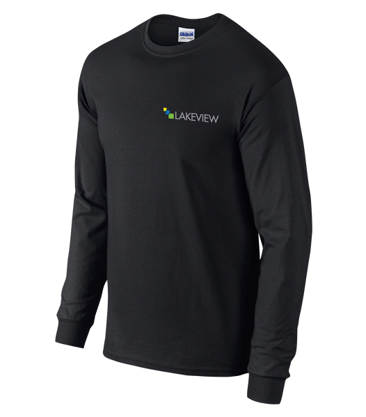 Lakeview Youth Cotton Long Sleeve with Embroidered Logo