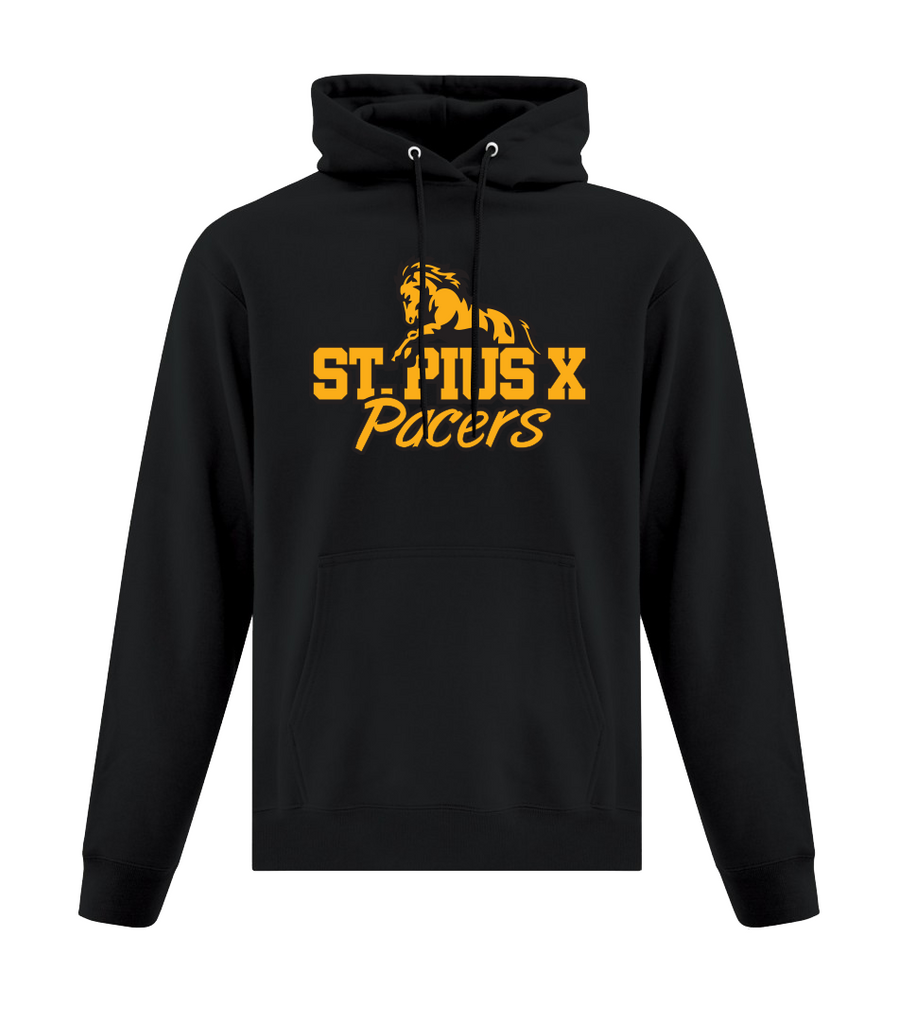 Pacers Adult Cotton Hooded Sweatshirt with Embroidered Applique Logo & Personalization