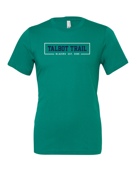 Talbot Trail Blazers Unisex Bella Jersey T-Shirt with Printed Logo