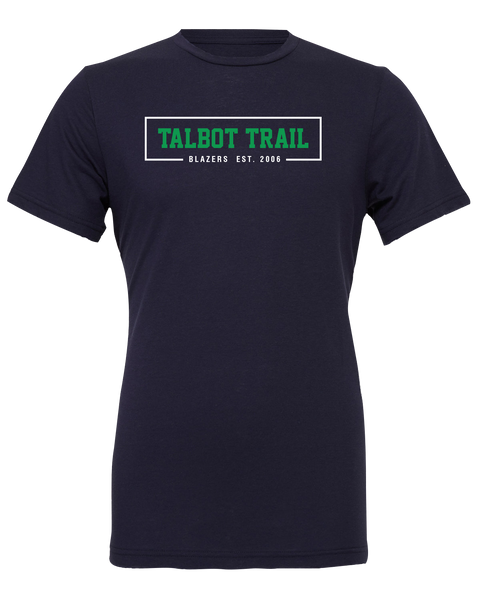Talbot Trail Blazers Unisex Bella Jersey T-Shirt with Printed Logo