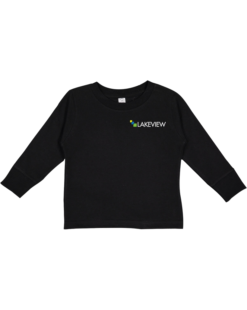 Lakeview Toddler Long-Sleeve T-Shirt with Printed Logo