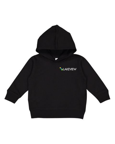 Lakeview Toddler Pullover Fleece Hoodie with Embroidered Logo