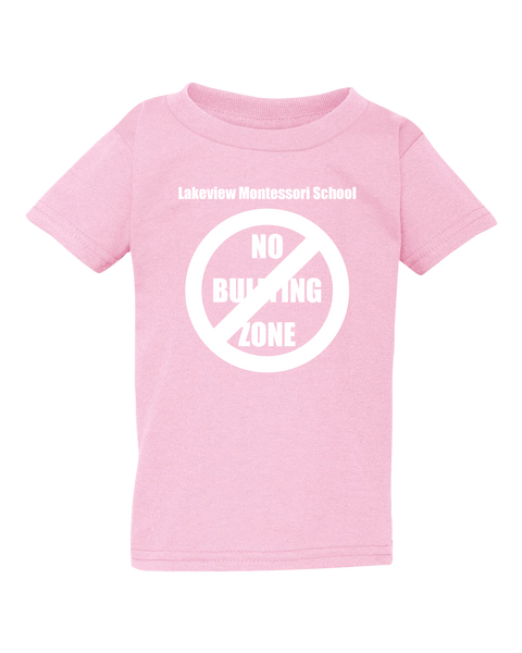 Lakeview Anti-Bullying Toddler Soft Touch Short Sleeve with Printed Logo