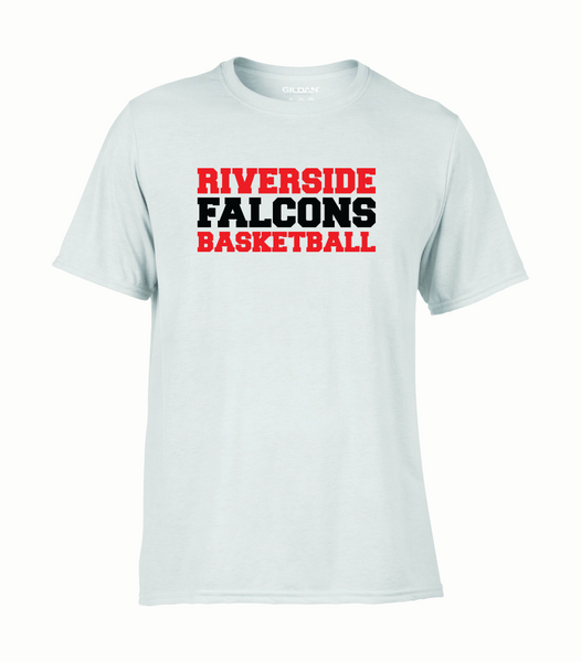 Falcons Youth "Basketball" Performance T-Shirt with Printed logo