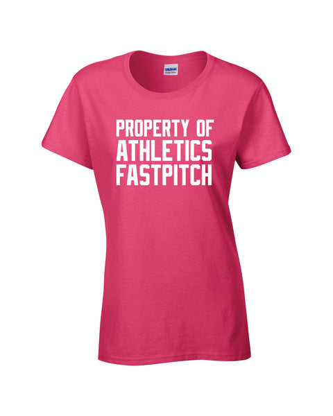 Athletics Ladies 'Property Of' Cotton Tee