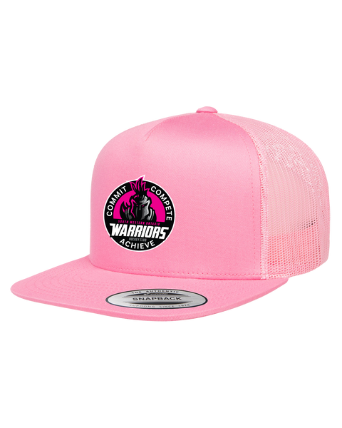 SWO Warriors Pink Badge Classic Trucker Cap