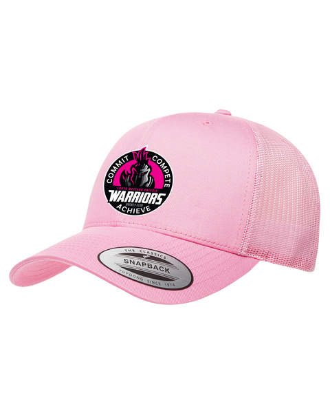 SWO Warriors Pink Badge Retro Trucker Cap