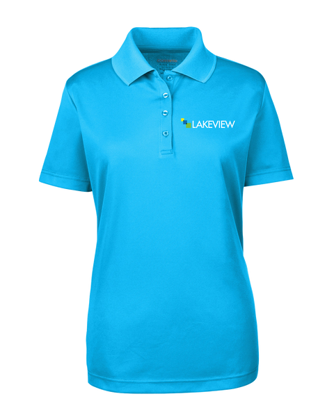 Lakeview Ladies Performance Polo with Embroidered Logo