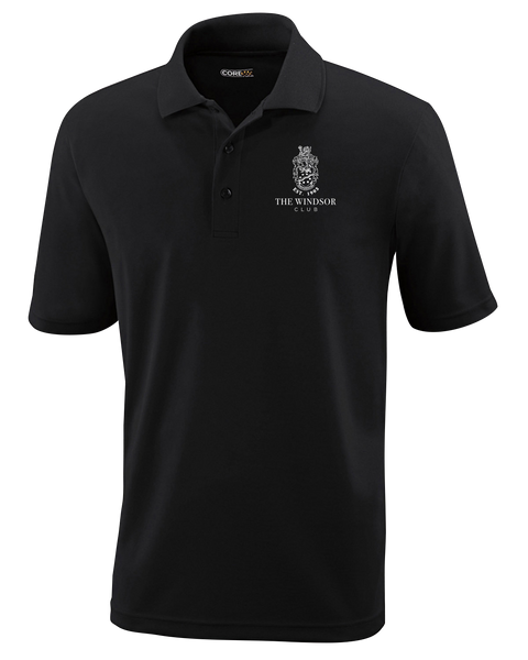 The Windsor Club Adult Origin Performance Polo with Embroidered Logo