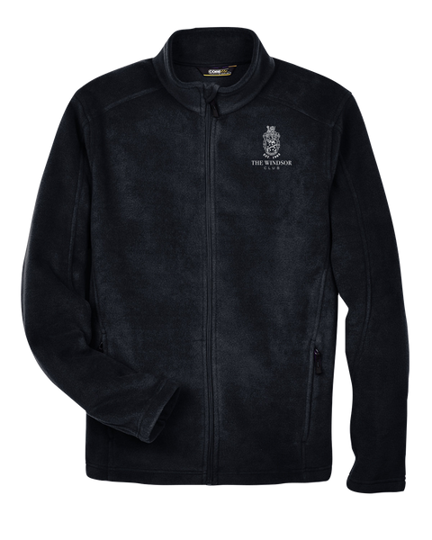 The Windsor Club Mens Journey Fleece Jacket with Embroidered Logo