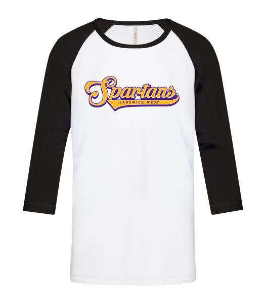 Spartans Youth Cotton Baseball Tee