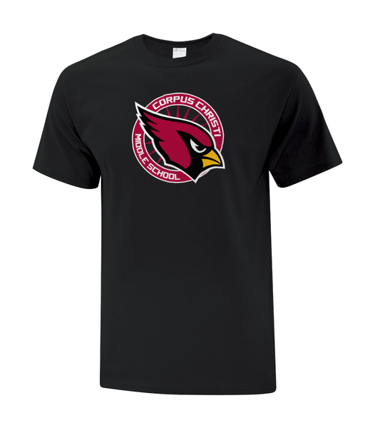 Corpus Christi Youth Cotton Short Sleeve with Printed Logo