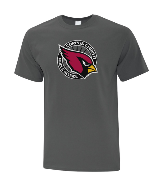 Corpus Christi Youth Cotton Short Sleeve with Printed Logo