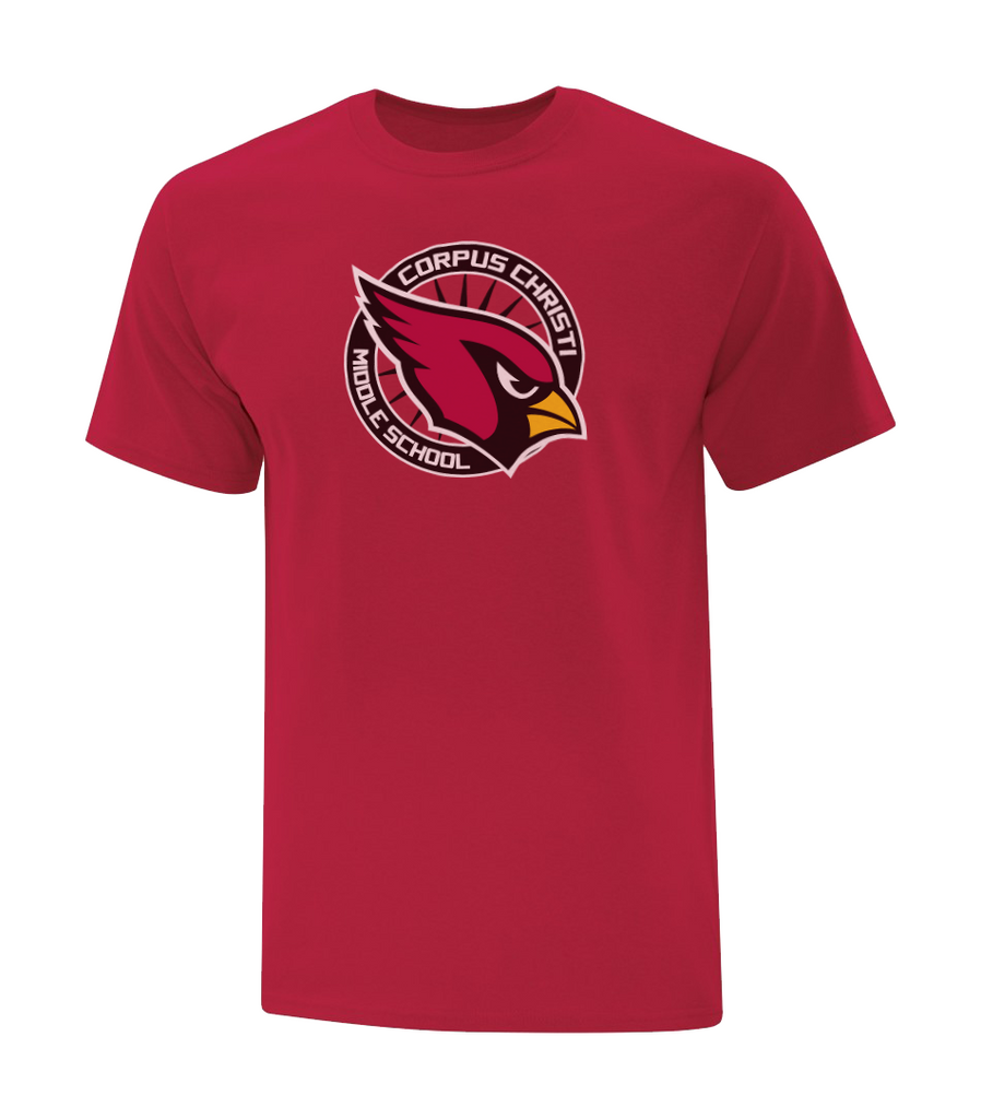 Corpus Christi Youth Cotton Short Sleeve with Printed Logo