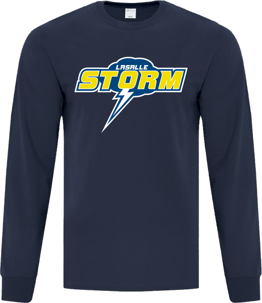 Storm Cotton Long Sleeve with Printed Logo YOUTH