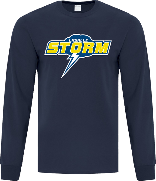 Storm Cotton Long Sleeve with Printed Logo ADULT