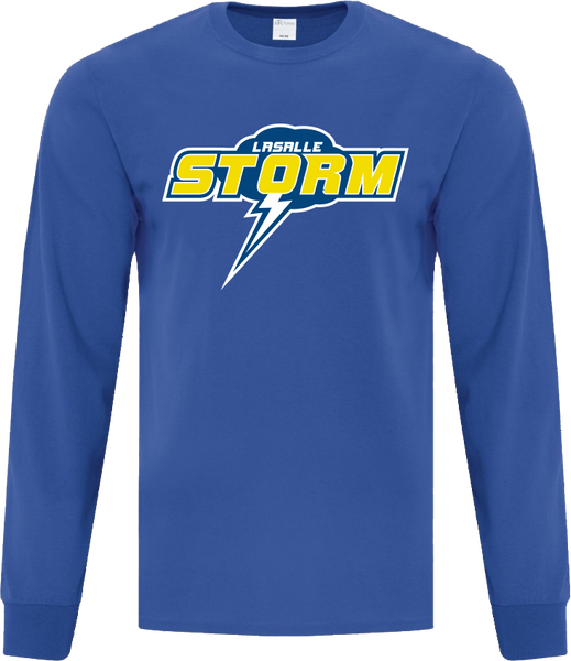 Storm Cotton Long Sleeve with Printed Logo ADULT