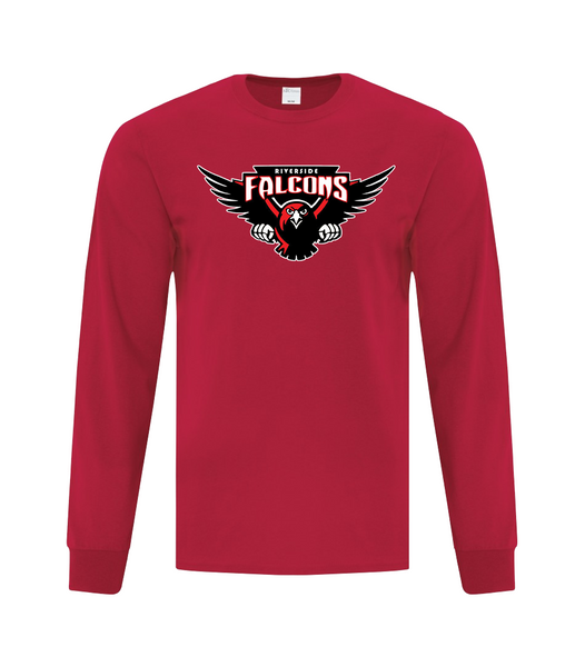 Falcons Youth Cotton Long Sleeve with Printed logo