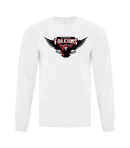 Falcons Adult Cotton Long Sleeve with Printed logo